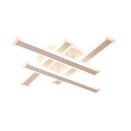 Lustra Led Cu Telecomanda Shawn, Liniara, Lumina Rece/Calda/Neutra, Dimabila - vivimall.ro