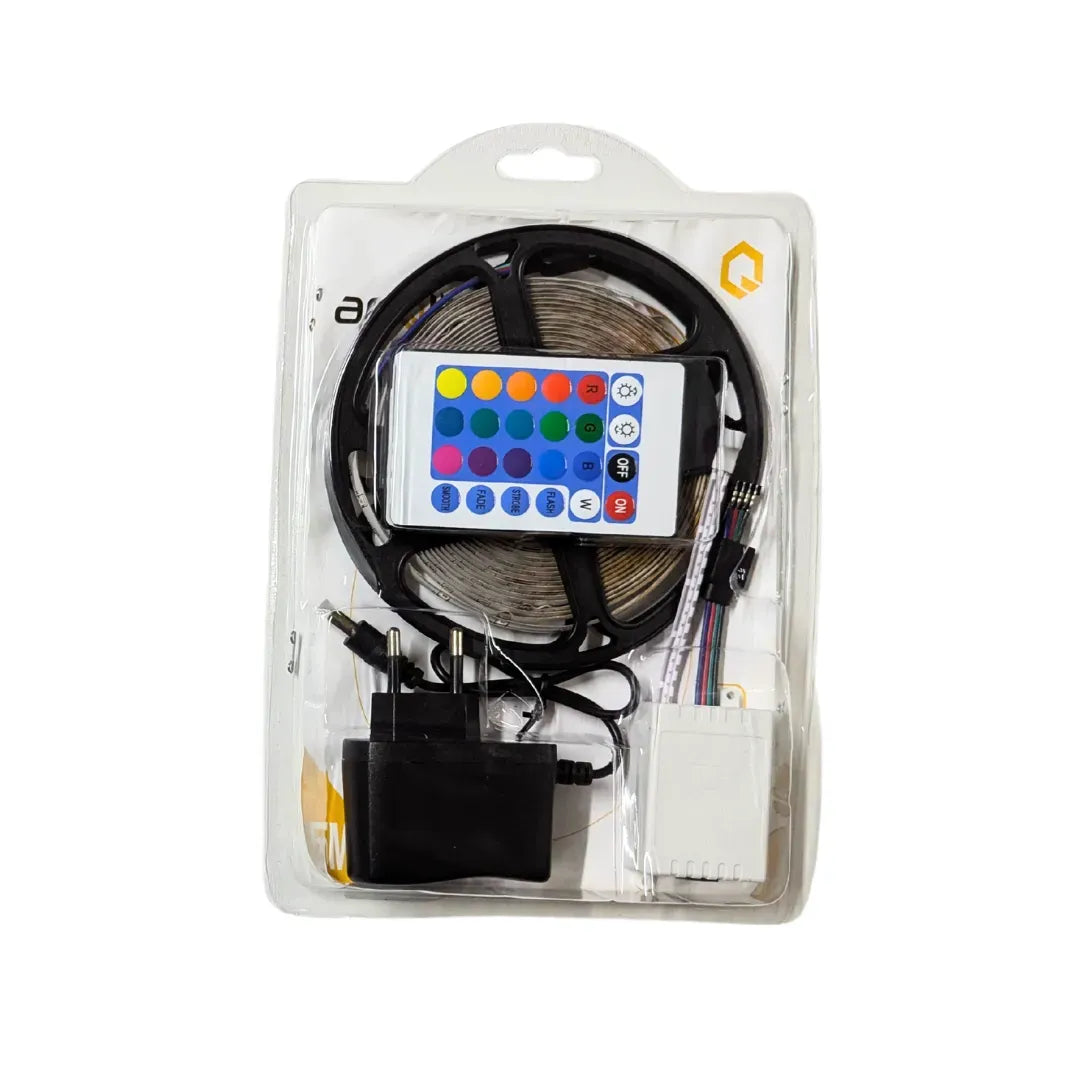 Kit Banda Led 2835 Cu Telecomanda, Rgb, /M, 5M - vivimall.ro