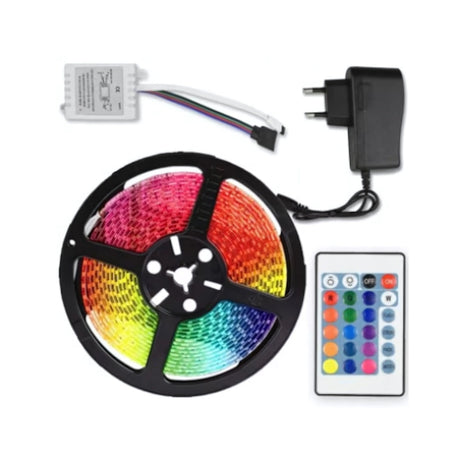 Kit Banda Led 2835 Cu Telecomanda, Rgb, /M, 5M - vivimall.ro