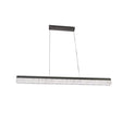 Lustra Led Suspendata Cu Telecomanda Mathias, Lumina Rece/Calda/Neutra, Dimabila,Inaltime Reglabila - vivimall.ro