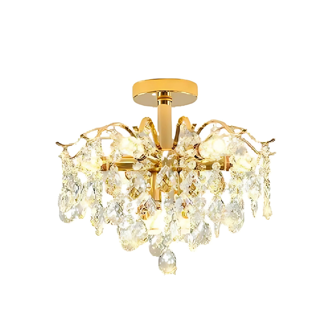 Candelabru Cristal Fiamma, 6X E14, Diametru 45Cm - vivimall.ro