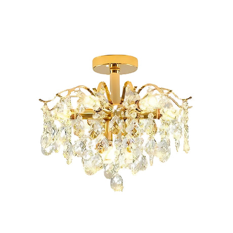 Candelabru Cristal Fiamma, 6X E14, Diametru 45Cm - vivimall.ro