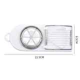Feliator Multifunctional Pentru Oua, Mozzarela, Fructe, 2 Forme De Feliere, Agatatoare, 20 Cm - vivimall.ro