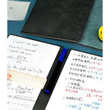 Set Agenda A5 Reutilizabila Cu Pagini Tip Tabla, Agenda Pagini Albe Cu Stergere Uscata, 3 Markere, 1 Burete Si 1 Laveta De Sters, Portabila, Coperta Piele