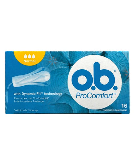Tampon O.B. ProComfort Normal 16 bucăți - Confort și protecție