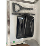 Lopata de Zapada, Vivimall, Multifunctionala, Demontabila, cu Maner Antiderapant, Aluminiu, Plastic, Solutia pentru Iarna, pentru Deszapezire, 80x11x25.7 cm, Neagra - vivimall.ro