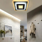 Lustra Led Mornika, Diametru 25Cm, Patrata, Lumina Neutra - vivimall.ro