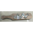Set 6 Pahare Shot Din Sticla Cu Suport Din Lemn, Design Rustic, 41 X 8.5 X 6 Cm, Model 2, Maro - vivimall.ro