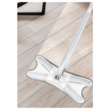 Mop Plat, Cu Sistem De Stoarcere, 2 Lavete Incluse, Lungime Telescopica 140 Cm - vivimall.ro