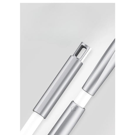 Set Mop Plat + Galeata, Vivimall, cu Sistem de Stoargere, Lungime Telescopica 140 cm, Argintiu/Galben - vivimall.ro