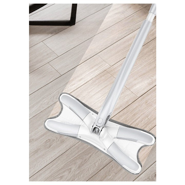 Set Mop Plat + Galeata, Cu Sistem De Stoargere, Lungime Telescopica 140 Cm, /Galben - vivimall.ro