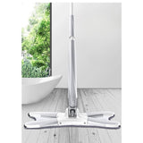 Set Mop Plat + Galeata, Cu Sistem De Stoargere, Lungime Telescopica 140 Cm, /Galben - vivimall.ro
