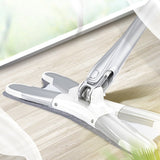 Set Mop Plat + Galeata, Cu Sistem De Stoargere, Lungime Telescopica 140 Cm, /Galben - vivimall.ro