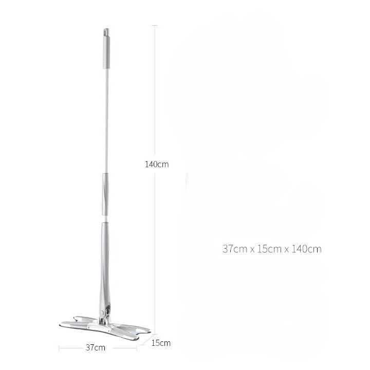 Set Mop Plat + Galeata, Cu Sistem De Stoargere, Lungime Telescopica 140 Cm, /Galben - vivimall.ro