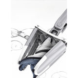 Mop Plat, Vivimall, cu Sistem de Stoarcere, 4 Lavete Incluse, Lungime Telescopica 140 cm, Argintiu - vivimall.ro