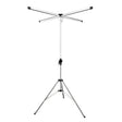 Uscator De Rufe, Pliabil, Telescopic, 4 Brate, Din Otel Inoxidabil, Rezistent La Vreme Rea, Gri - vivimall.ro