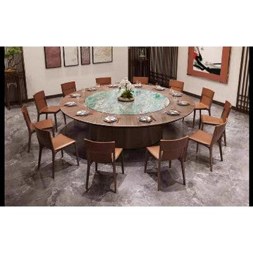 Set Masa Chinezeasca, Mobilier Hotel, Masa Rotunda Mare, Pentru Restaurant Hotel, Pentru 20 De Persoane - vivimall.ro