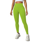 Pantaloni de Fitness/Yoga, Flippy, pentru Femei, Material Elastic, Spandex, Talie Inalta, Verde, Marime S - vivimall.ro