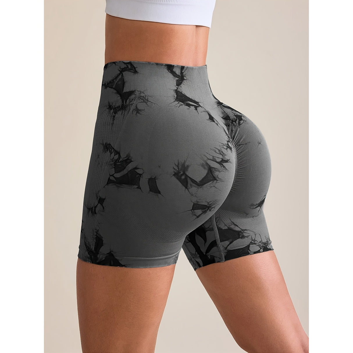 Pantaloni de Fitness/Yoga, Flippy, pentru Femei, Material Elastic, Spandex, Gri, Marime M - vivimall.ro