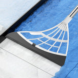 Set curatenie 3 in 1 Matura Faras si Razuitor, Flippy, Matura cu Perii Moi, Faras cu sistem de Inchidere, cu Razuitor de Podea, Alb