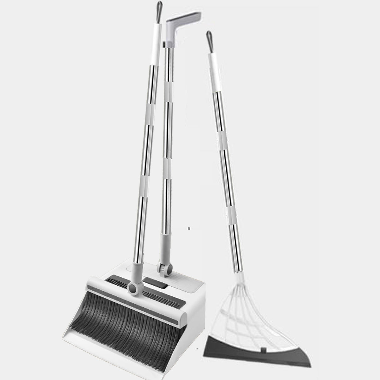 Set Curatenie 3 In 1 Matura Faras Si Razuitor, Matura Cu Perii Moi, Faras Cu Sistem De Inchidere, Cu Razuitor De Podea - vivimall.ro