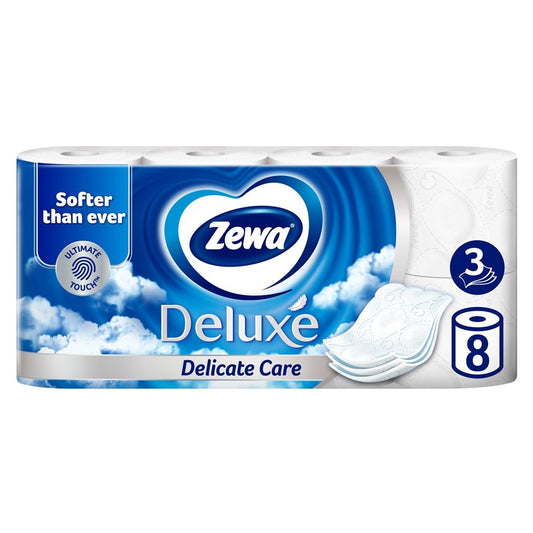 Hartie Igienica, ZEWA, Pure White, Set 8 Role, 3 Straturi - vivimall.ro
